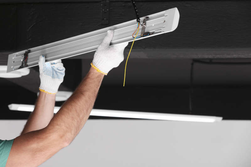 Installing lighting fixture