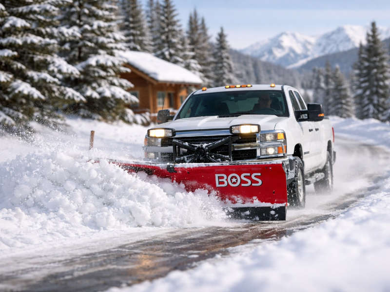 Snow plowing